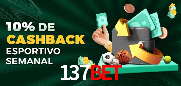 10% de bônus de cashback na 137Bet